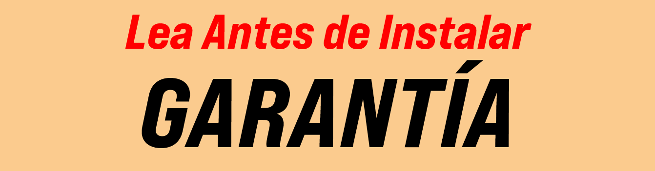 Lea Antes de Instalar Garant a