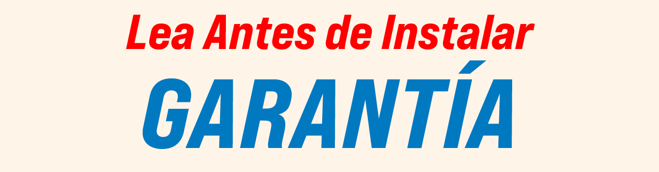 Lea Antes de Instalar Garant a