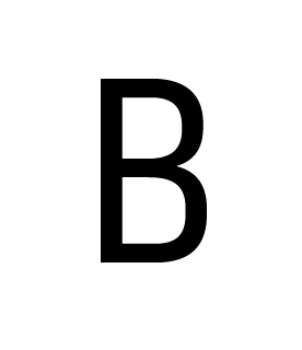 B