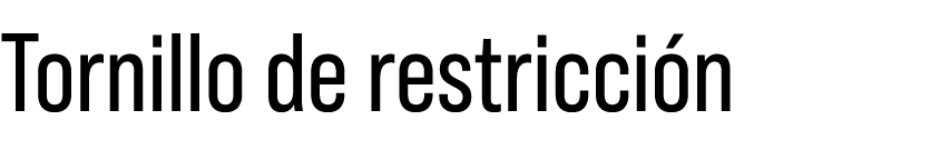 Tornillo de restricci n