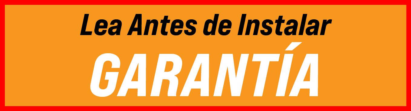 Lea Antes de Instalar Garant a