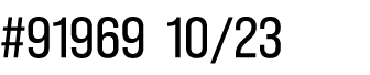 #91969 10/23